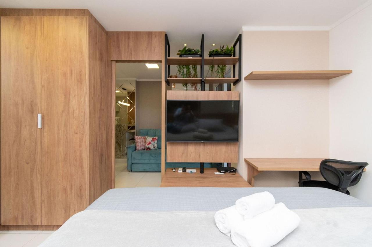 Апартаменты Wb3002 Lindo Studio Proximo Ao Parque Vaca Brava Гояния Экстерьер фото