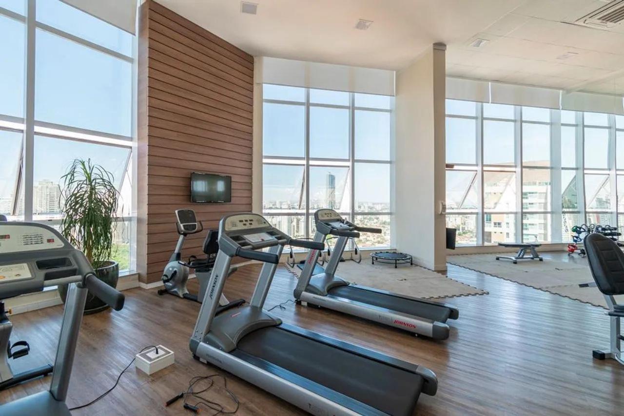 Апартаменты Wb3002 Lindo Studio Proximo Ao Parque Vaca Brava Гояния Экстерьер фото